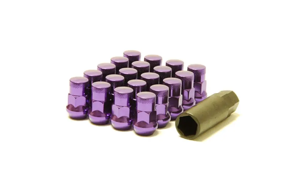 Muteki - Sr35 16+4 Closed Ended Lug Nuts 35Mm 12X1.25 - (Chrome Purple) 1