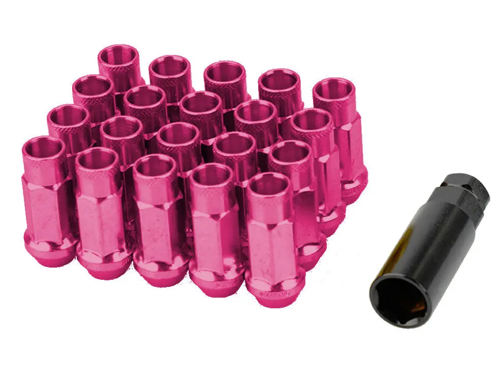 Muteki - Sr48 Open Ended Lug Nuts 12X1.25 - (Chrome Pink) 1