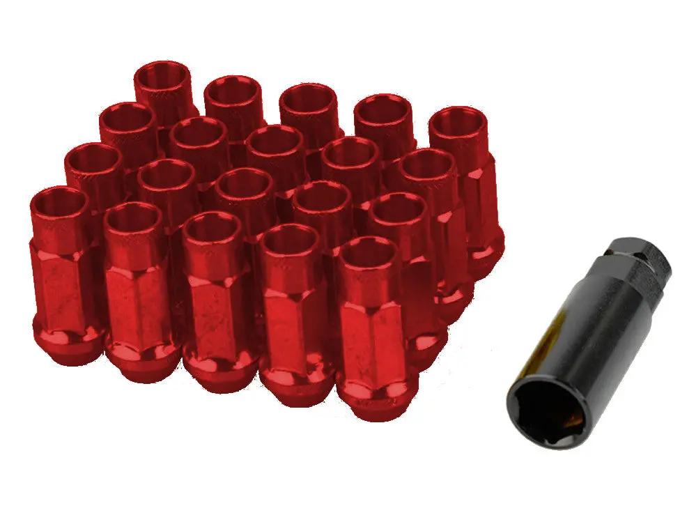 Muteki - Sr48 Open Ended Lug Nuts 12X1.25 - (Red) 1