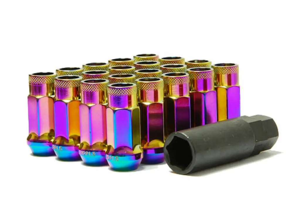 Muteki - Sr48 Open Ended Lug Nuts 12X1.25 - (Neo Chrome) 1