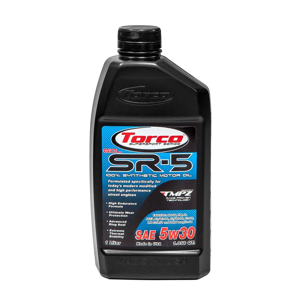 Torco Sr-5 Gdl Synthetic Racing Oil, 5W30 1