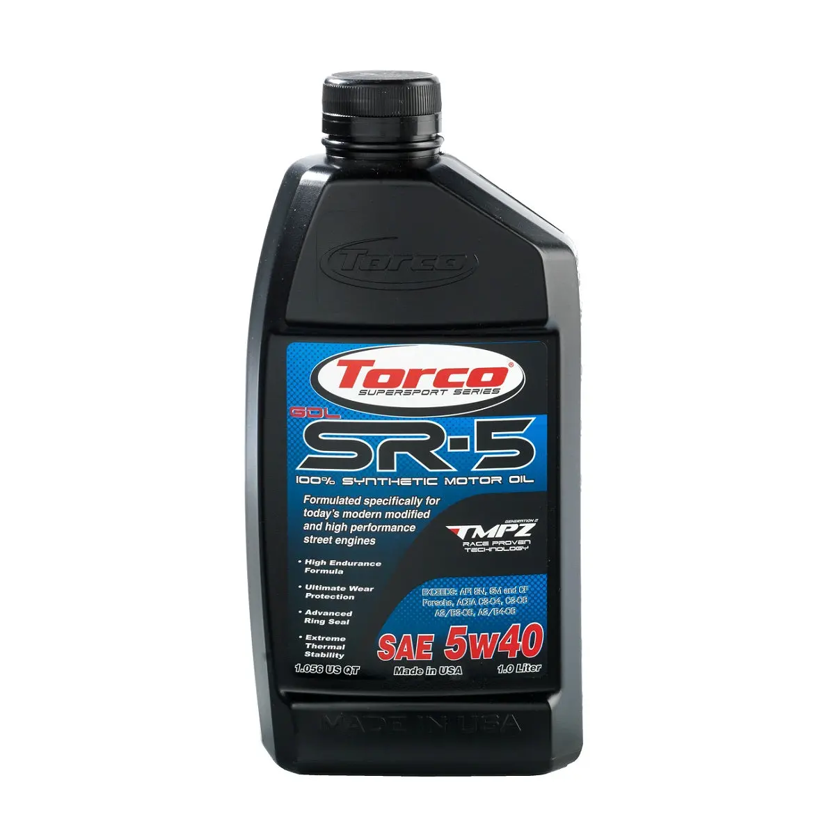 Torco Sr-5 Gdl Synthetic Racing Oil, 5W40 1