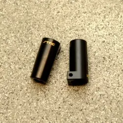 Strc Cnc Machined Brass Rear Lock-Out For Axial Scx10 Ii (1 Pair) Black 1