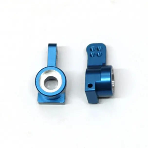 Strc Aluminum Precision Rear Hub Carriers Blue (1 Pair) 1
