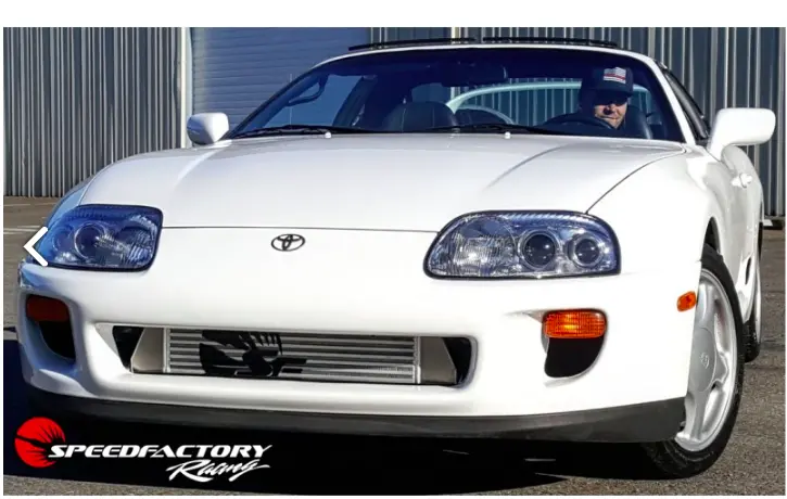 Speedfactory Standard Front Mount Intercooler Ugrade For 1993-1998 Mkiv Toyota Supra Turbo - 3" Inlet / 3" Outlet (Stock To 850Hp) 1