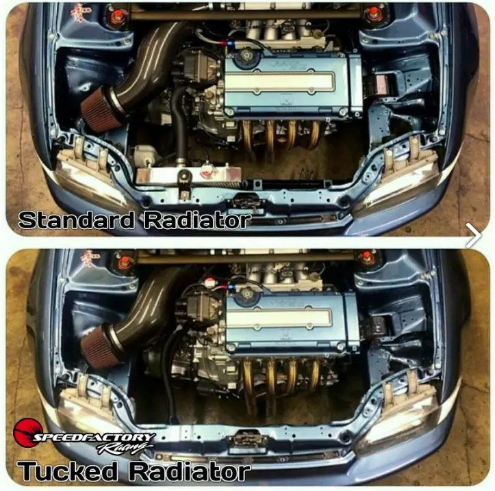 Speedfactory Racing Aluminum Tucked Radiator 1