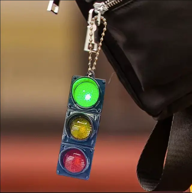 Stop Light Keychain 1
