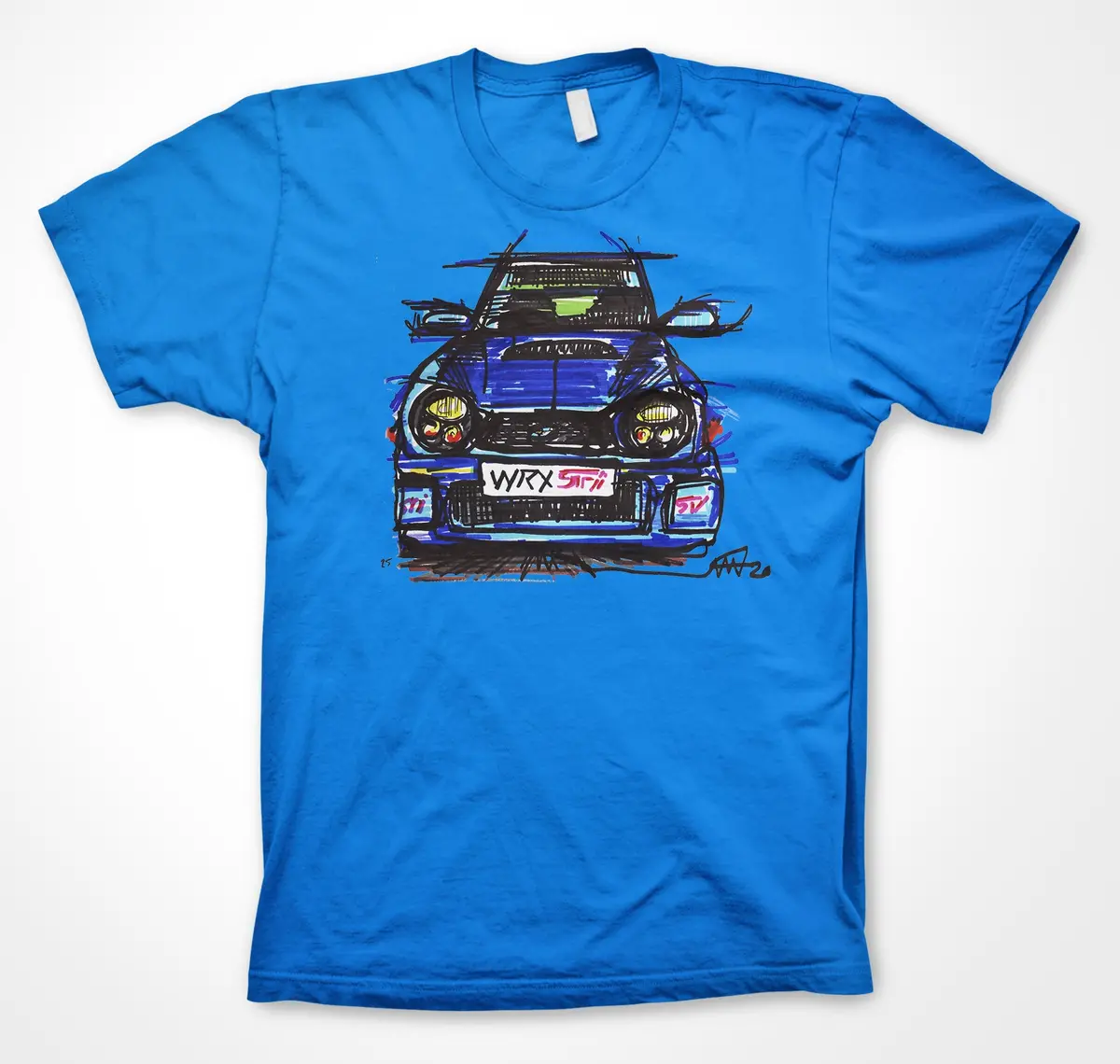 Subaru Impreza Wrx Sti  #Continuouscar Unisex T-Shirt 2