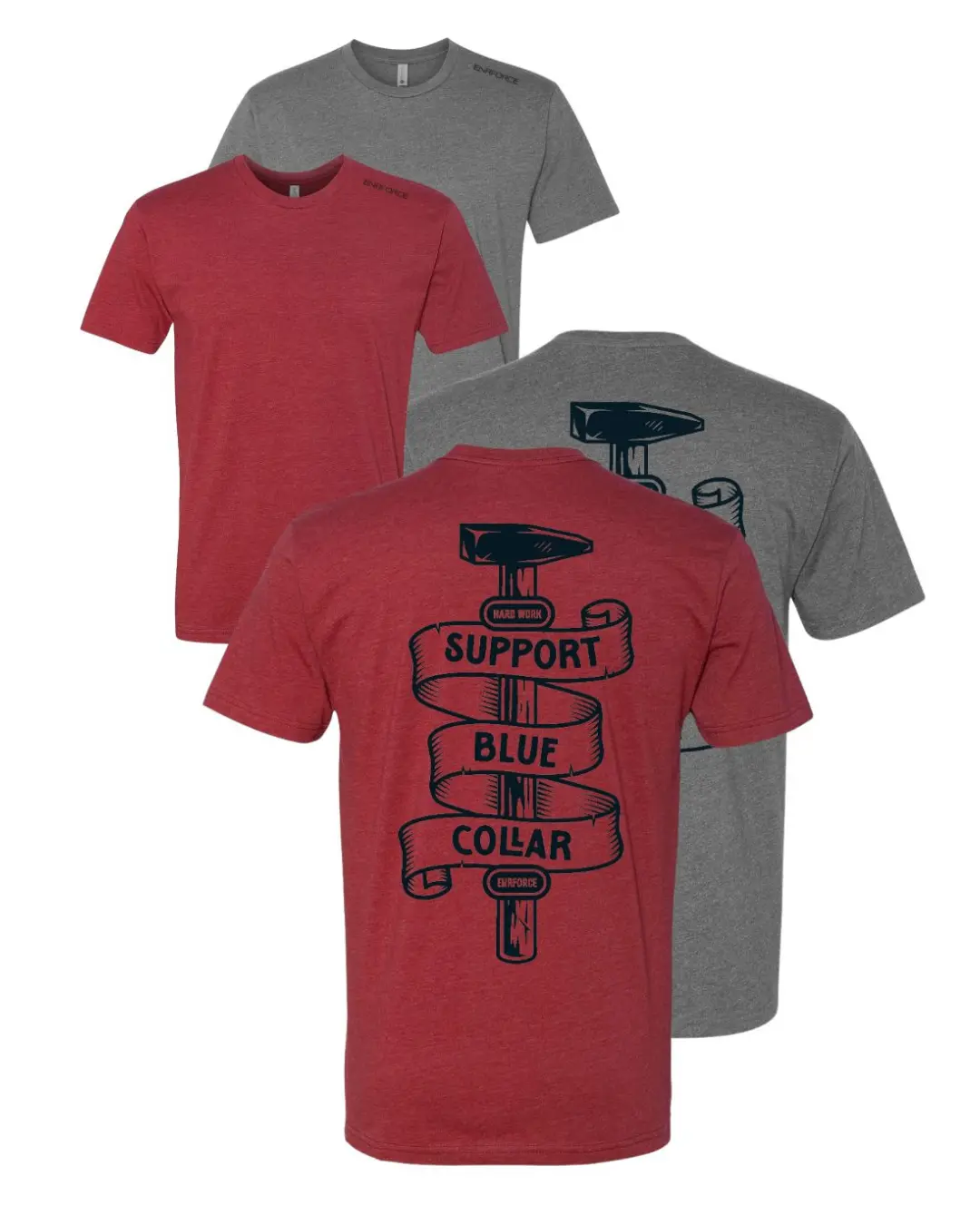 Support Blue Collar Tee 1