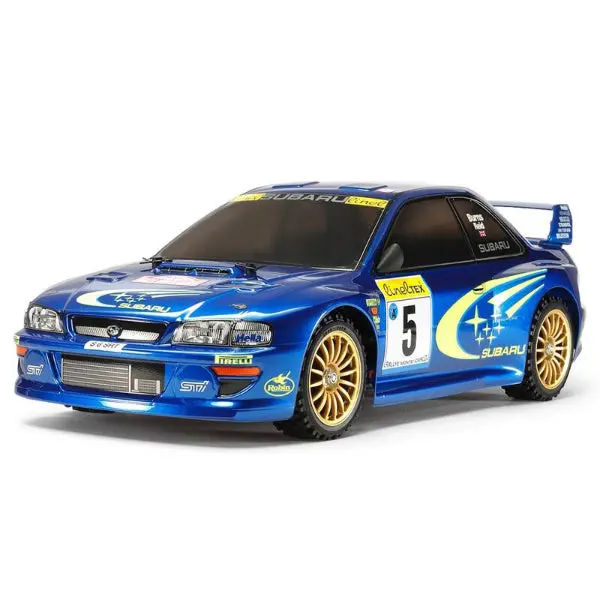 Tamiya 1/10 1999 Subaru Impreza Monte-Carlo 4Wd Rally Tt-02 Kit With Hobbywing Esc 1