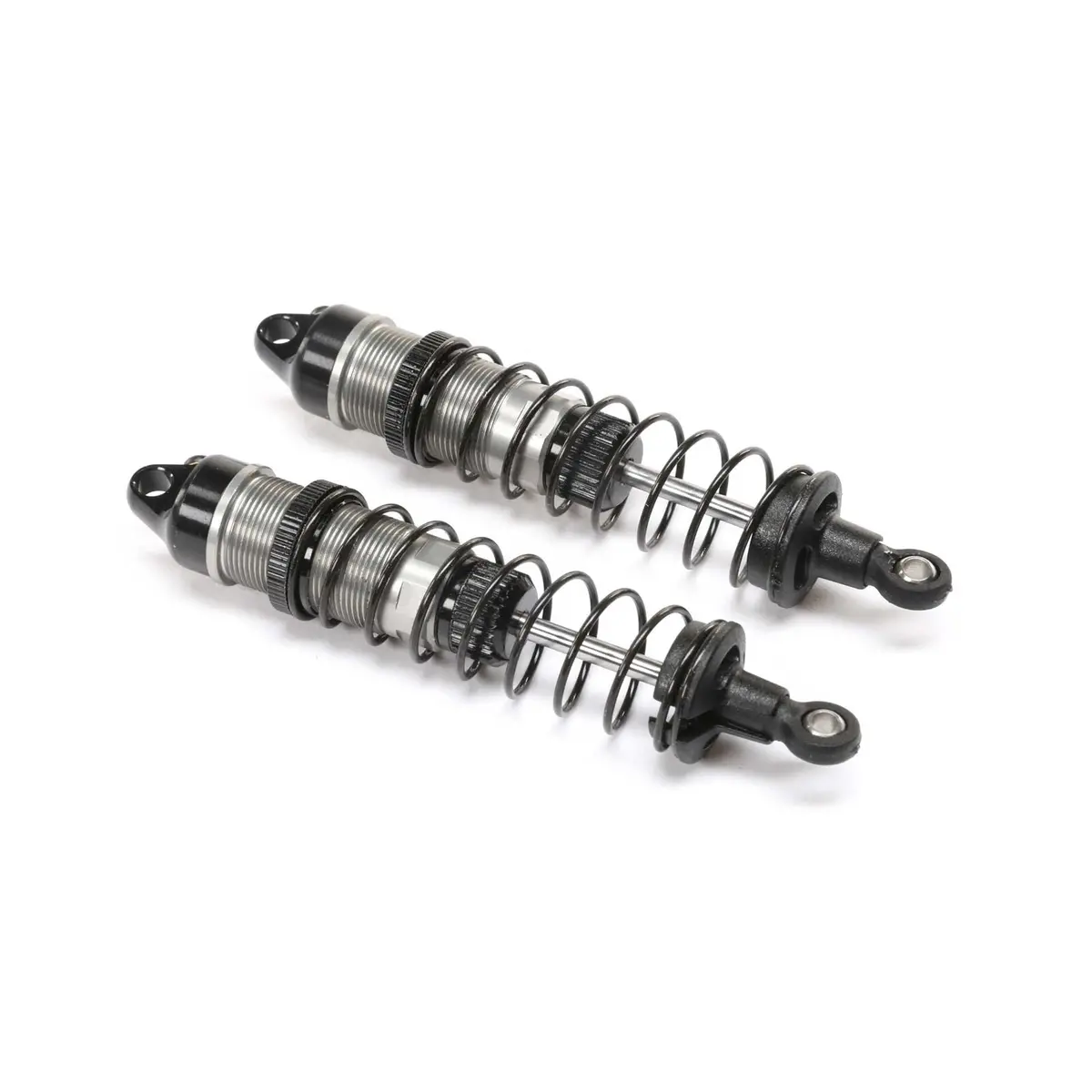 Tlr Aluminum Rear Shock Set Complete: Mini-B, Bl 1