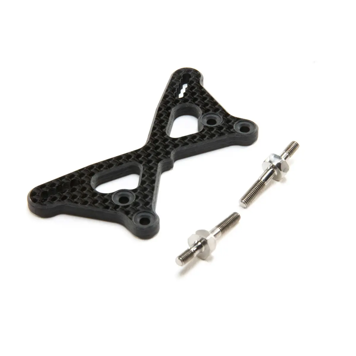 Tlr Carbon Front Tower +2Mm With Titanium Standoffs: 22 5.0 1
