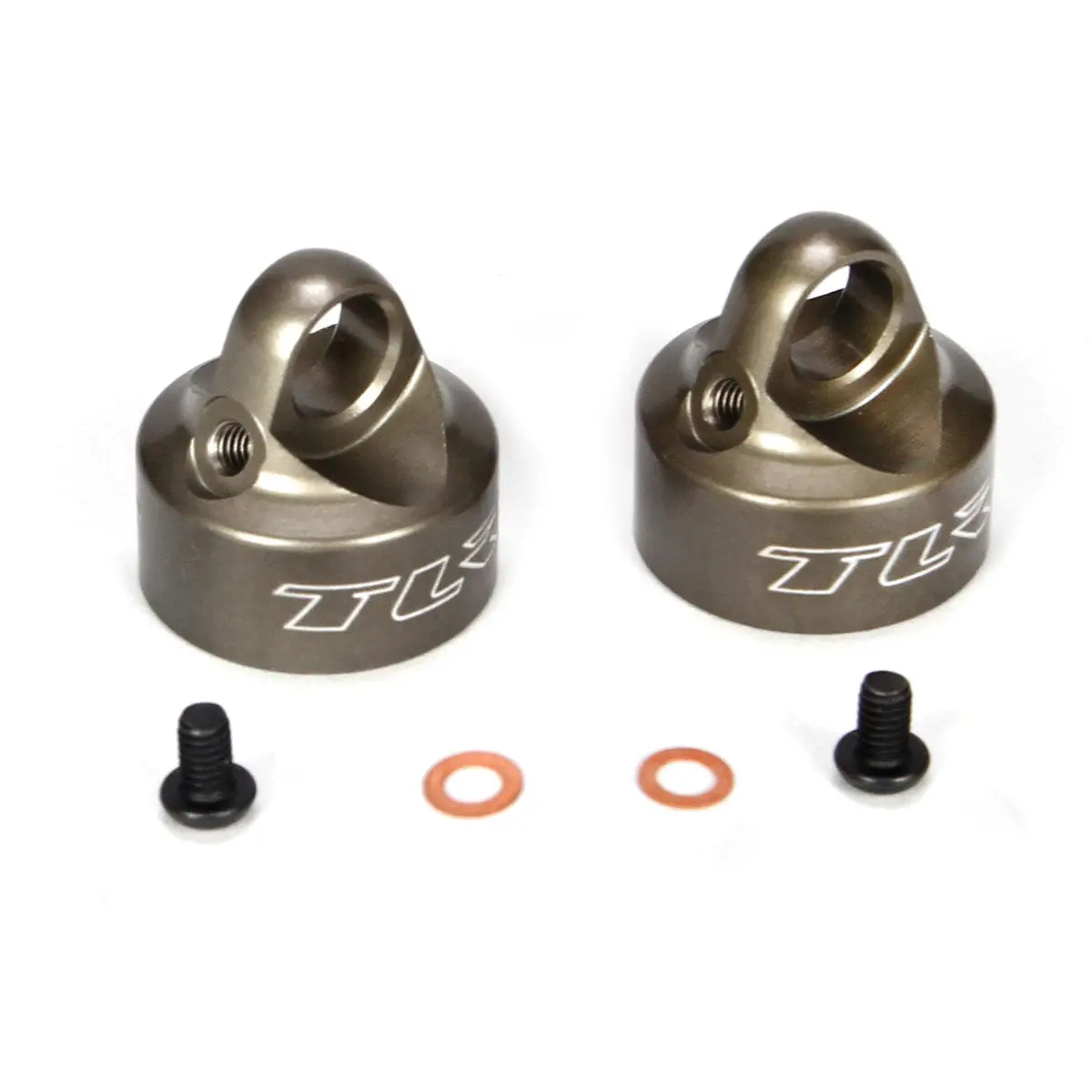 Tlr Bleeder Shock Caps Alum (2): 22/22T/22-4 1