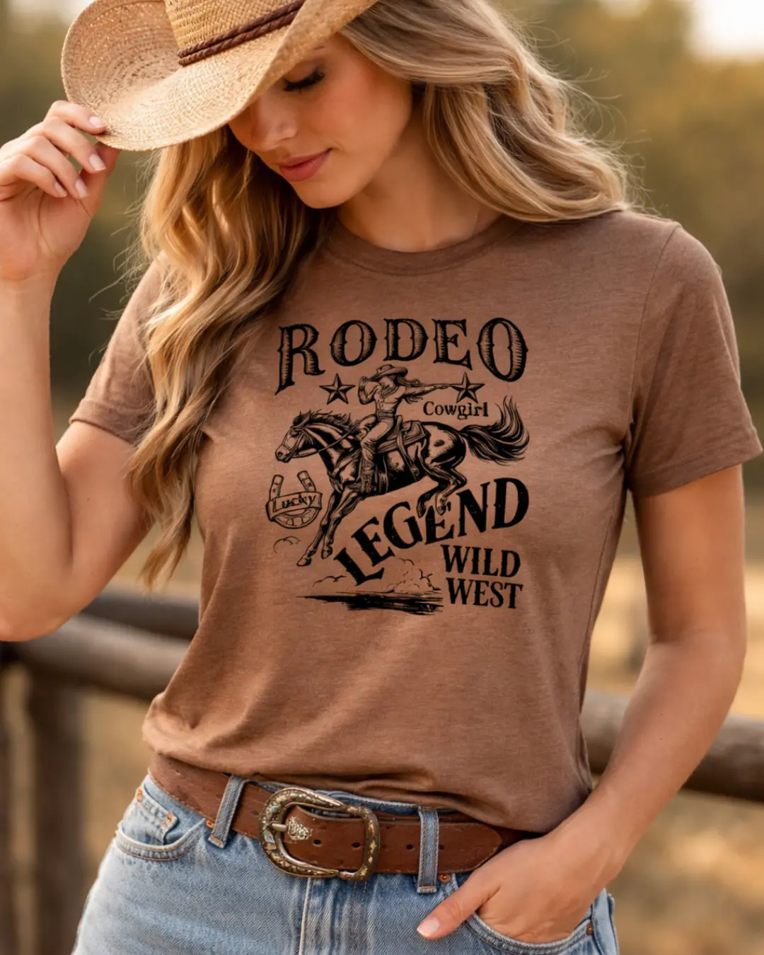 Ladies Rodeo Tee 1