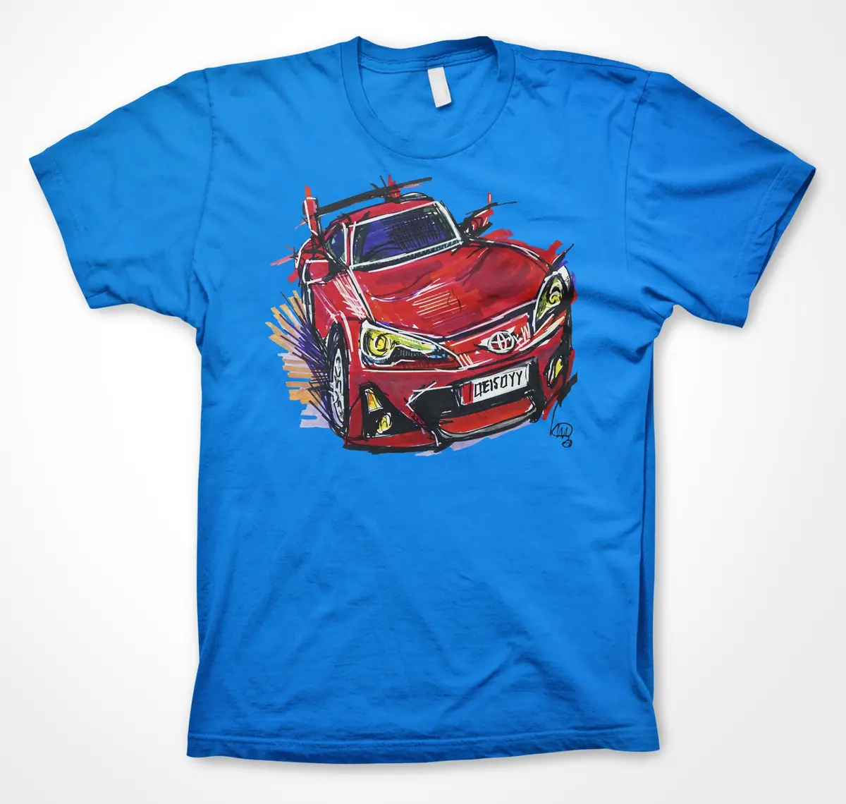 Toyota Gt86 #Continuouscar Unisex T-Shirt 9