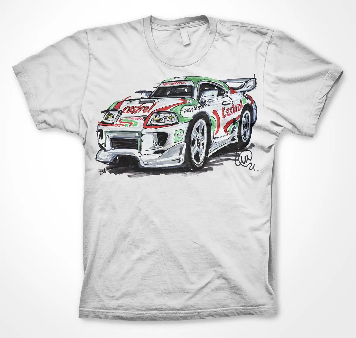 Toyota Supra Castrol Racing Edition Unisex T-Shirt by Continuouscar