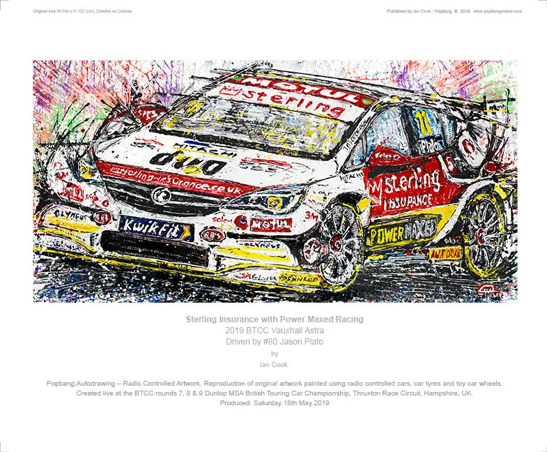 Sterling Insurance With Power Maxed Racing | 2019 Btcc Vauxhall Astra 1