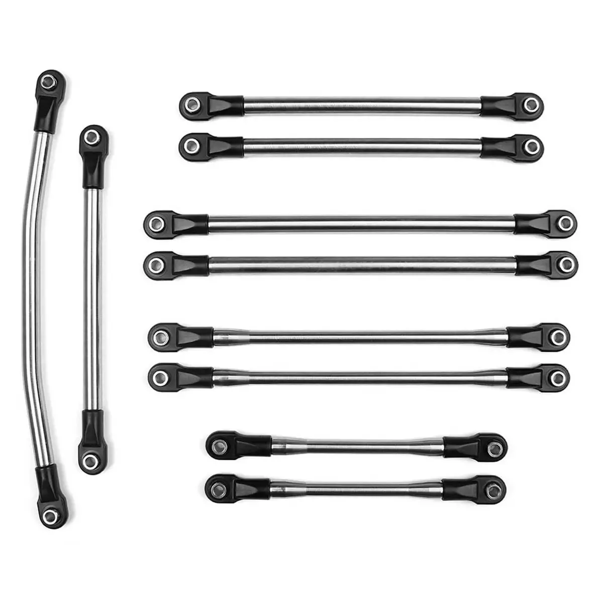 Incision 12" 1/4 Steel 10Pc Link Kit: Scx10-Ii 1
