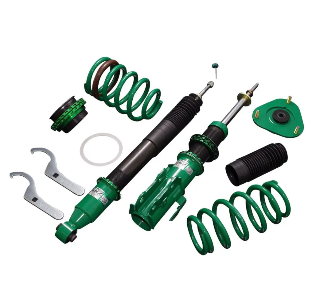 Tein - 0"-3.8" X 0"-3.2" Flex Z Front And Rear Coilover Kit - Subaru Sti 11-14 1
