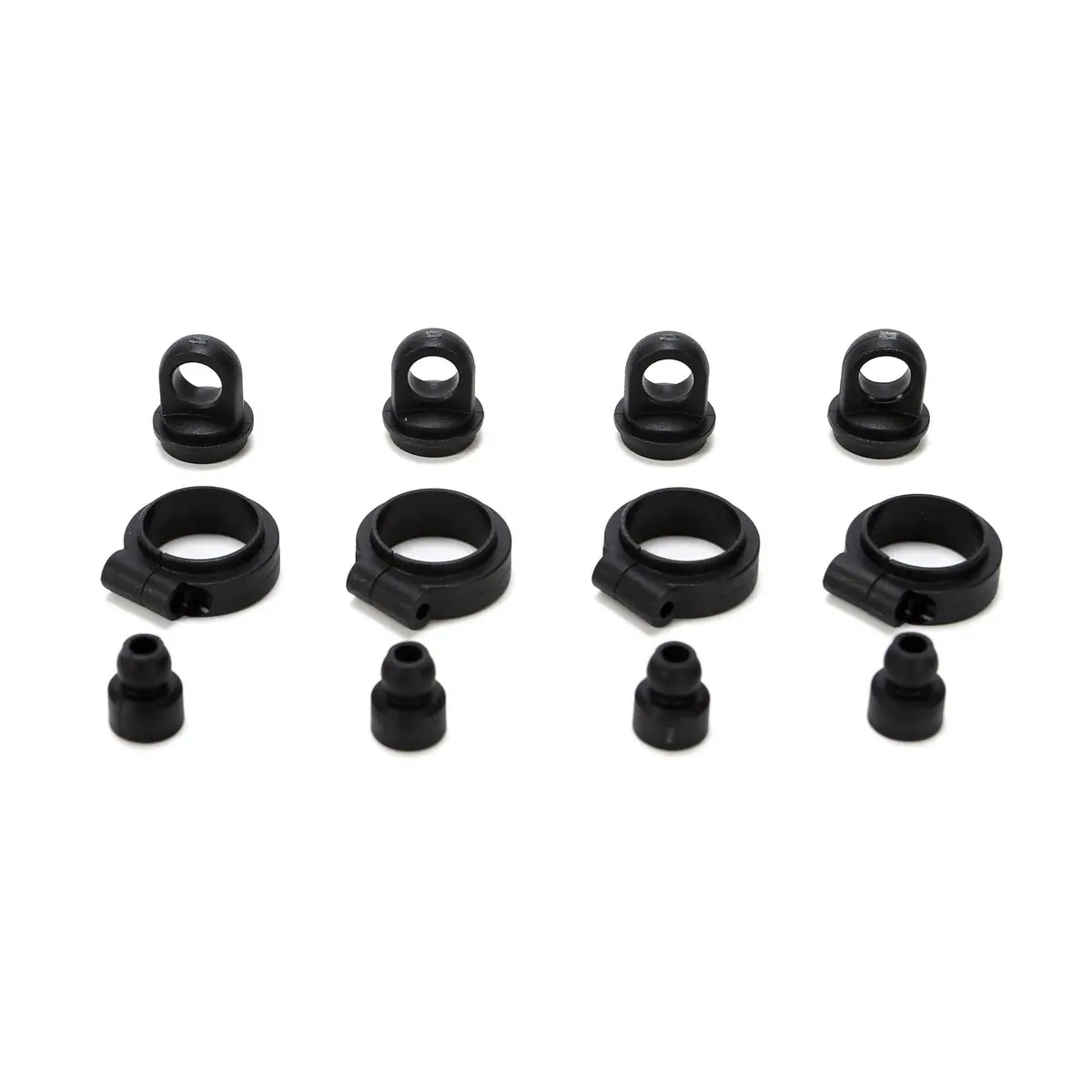 Vaterra Shock Collar, Cap & Bushing:Twh 1
