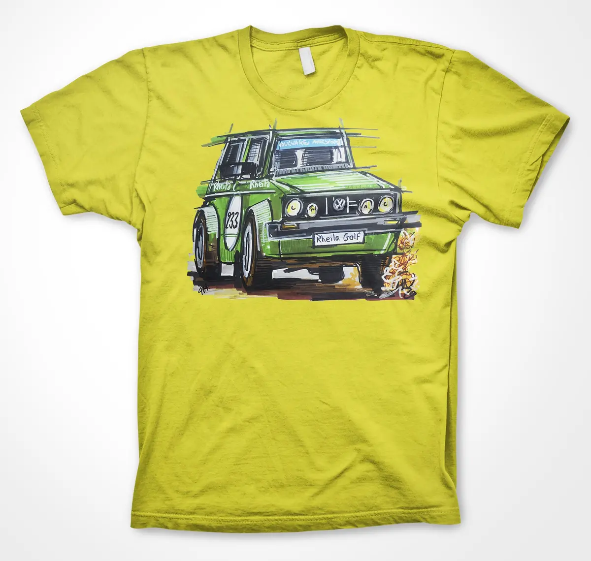 Volkswagen Rheila Golf Track-Inspired Unisex T-Shirt