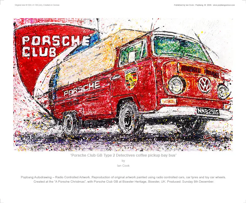 Porsche Club Gb Volkswagen Type-2 Detectives Coffee Pick Up Bay Bus 1