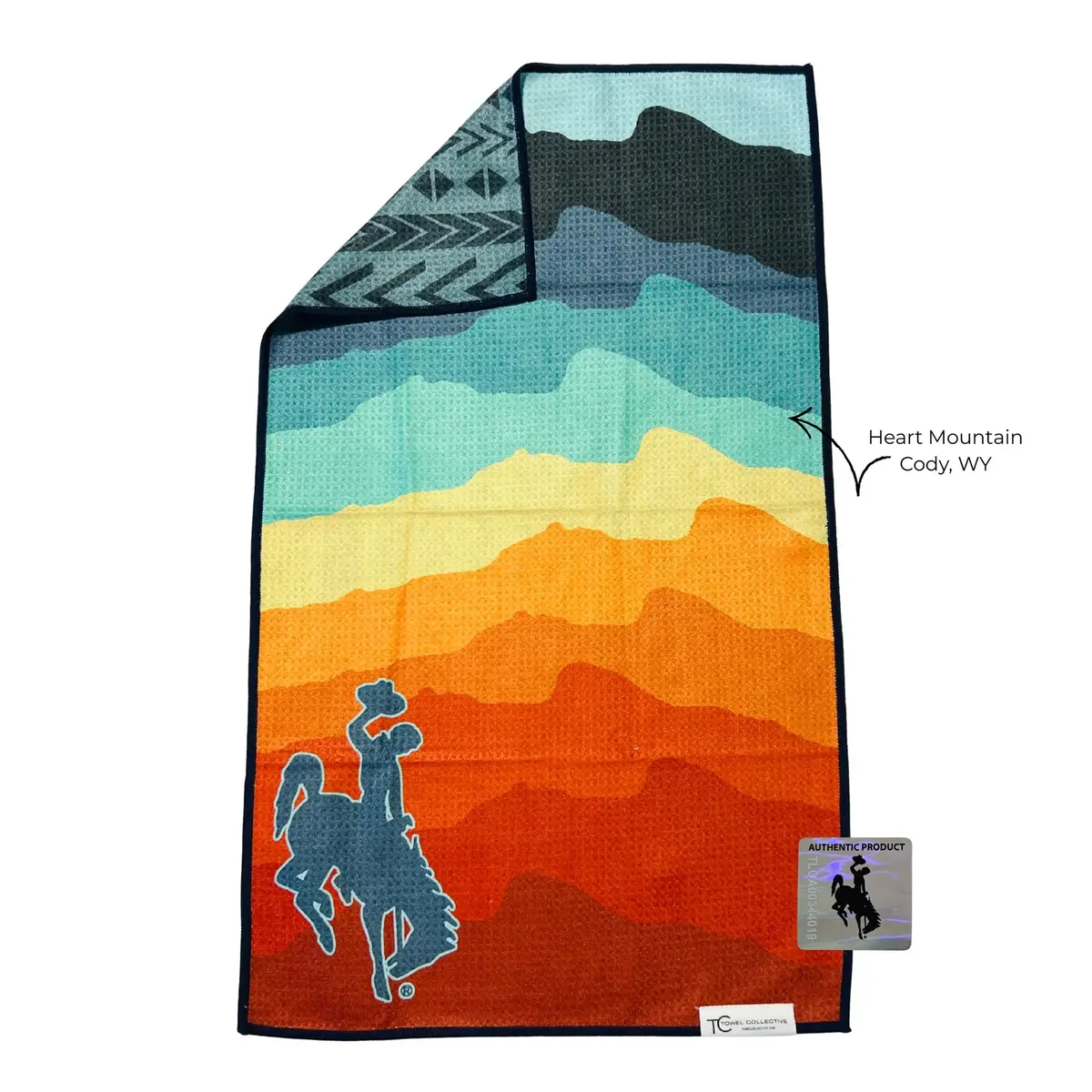 Wyoming Cowboy | Waffle Weave Microfiber Towels 1