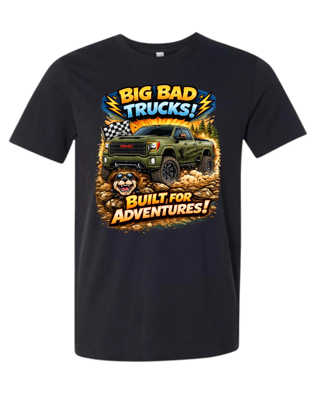 Youth Tee - Big Bad Trucks 1