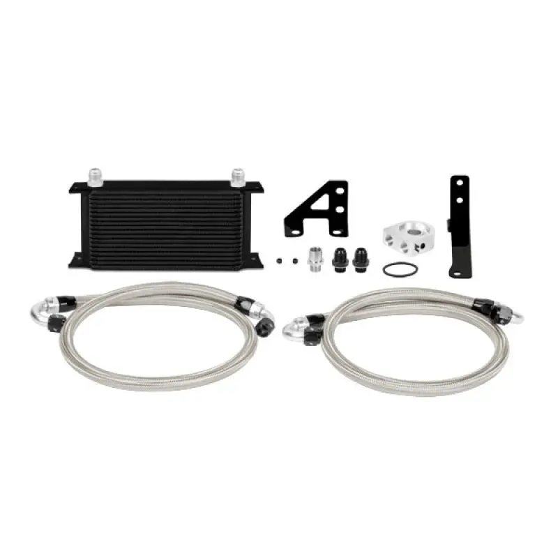 Mishimoto Subaru 15-21 Wrx Sti - Thermostatic Oil Cooler Kit - (Black Core) 1