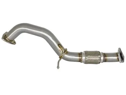 Afe Power Elite Twisted Steel 16-17 Honda Civic I4-1.5L (T) 2.5In Rear Down-Pipe Mid-Pipe 1