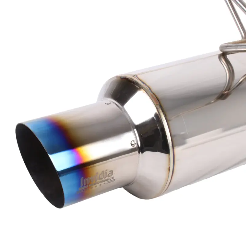 Invidia Single N1 Titanium Burnt Tip Cat-Back Exhaust - Fits 2022-2026 Subaru Wrx 1