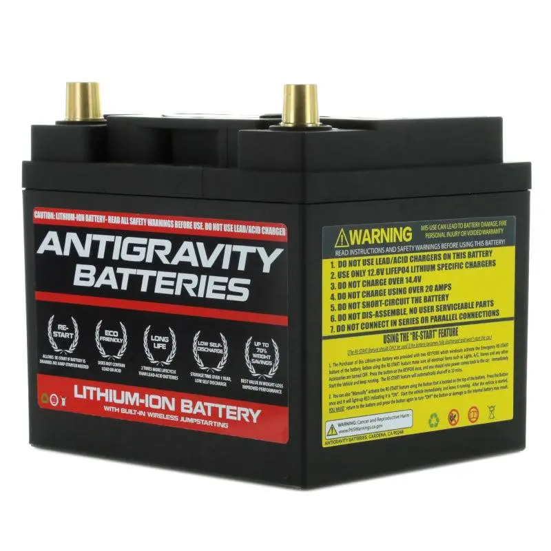 Antigravity Batteries - Group 26 Lithium Car Battery W/Re-Start (20 Amp Hours) 1