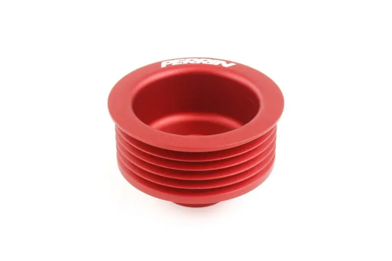 Perrin Lightweight Alternator Pulley Red - Fits 06-14 Subaru Wrx / 07-21 Sti / 06-13 Forester 1
