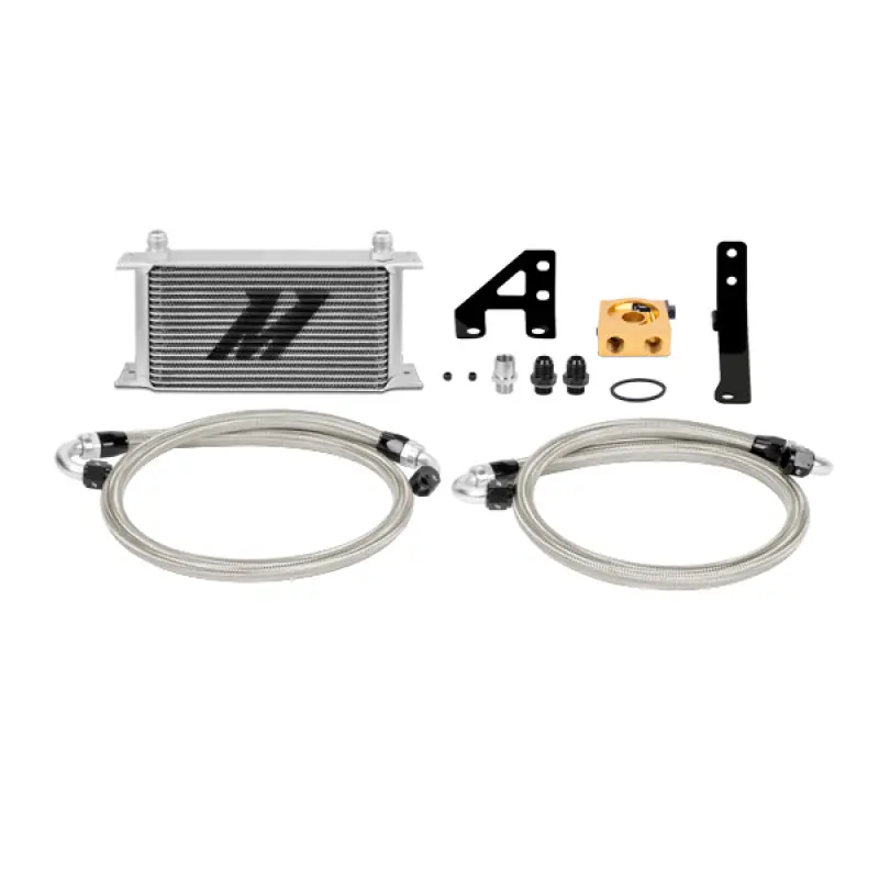 Mishimoto Subaru 15-21 Wrx Sti - Thermostatic Oil Cooler Kit - (Silver Core) 1