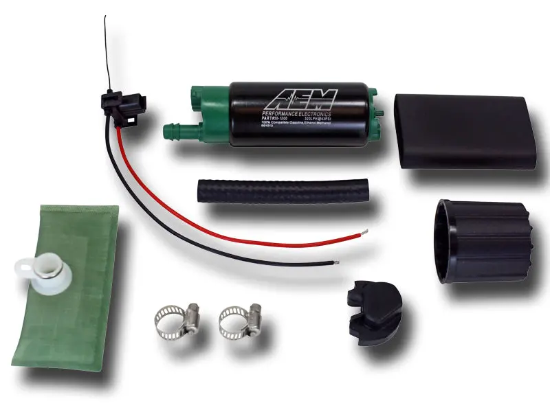 Aem E85 High Flow In-Tank Fuel Pump Semi Universal With Install Kit 1