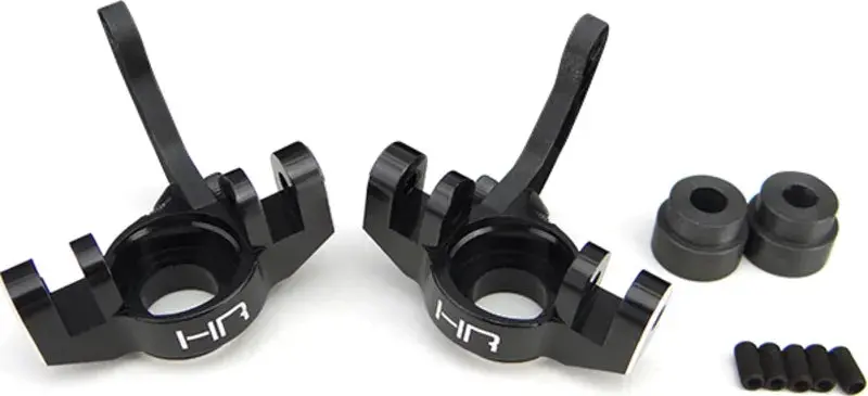 Hot Racing Aluminum Steering Knuckles With Carbon Fiber Arms - Yeti And Exo 1