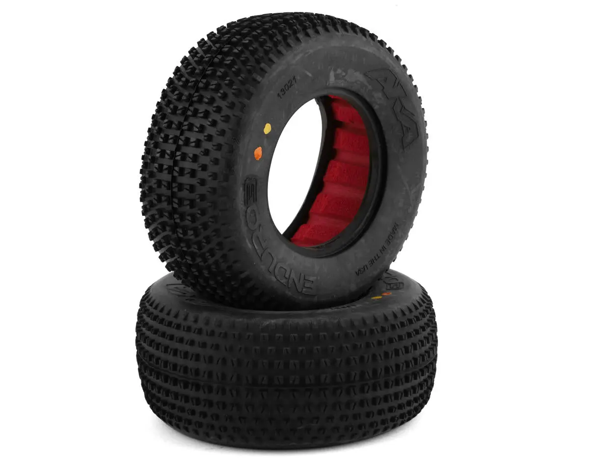 Aka Enduro 3 Wide Short Course Tires (2) (Super Soft - Long Wear) 1