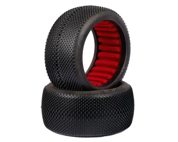 Aka Evo Grid Iron 1/8 Truggy Tires (2) (Soft - Long Wear) 1