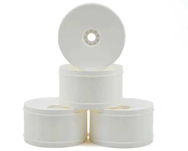 Aka Evo 1/8 Truggy Standard Offset Wheels (4) (White) 1