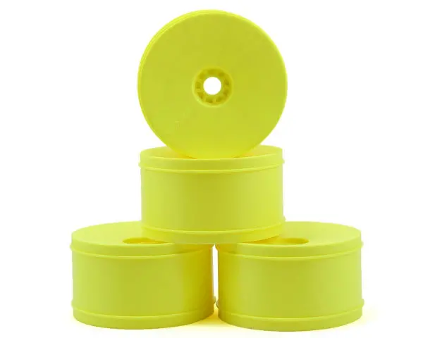 Aka Evo 1/8 Truggy Standard Offset Wheels (4) (Yellow) 1