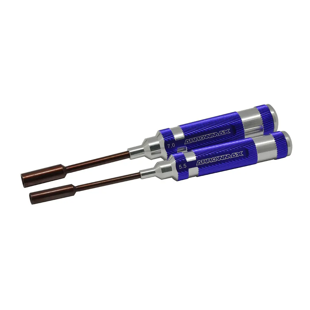 Arrowmax Nut Driver Set 5.5 & 7.0X100mm  2Pcs 1