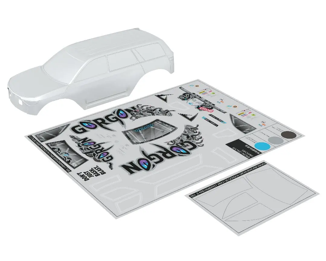 Arrma Gorgon Grom Body (Clear) 1
