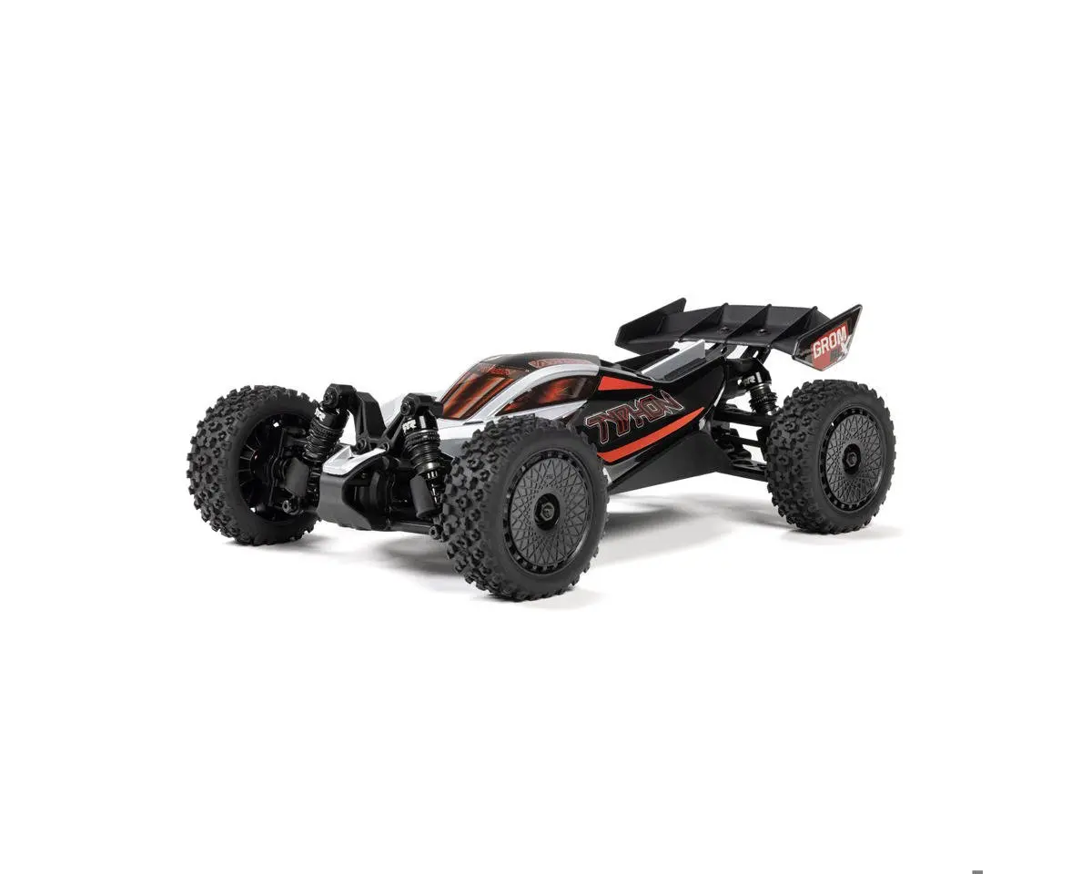 Arrma Typhon Grom 223S Blx 1/14 Brushless Rtr 4Wd Buggy (Black/Silver) W/Slt2 2.4Ghz Radio & Dsc 1