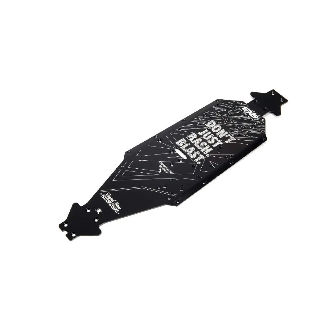 Arrma Aluminum Chassis Cnc 7075 T6 Lwb Black 1