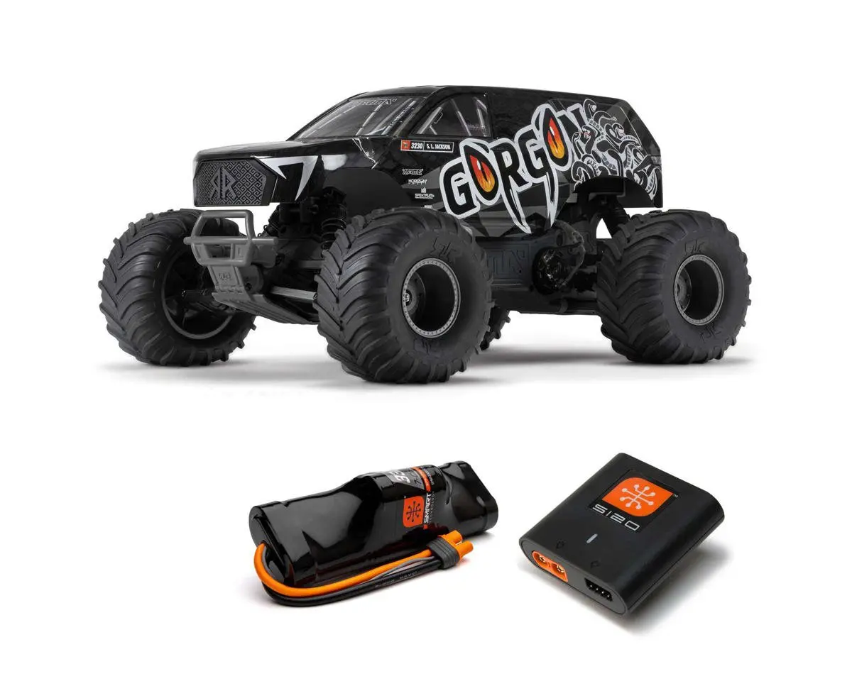 Arrma Gorgon 2Wd Mega 550 Brushed 1/10 Monster Truck Ready-To-Assemble Kit W/Slt2 2.4Ghz Radio, Battery & Charger 1