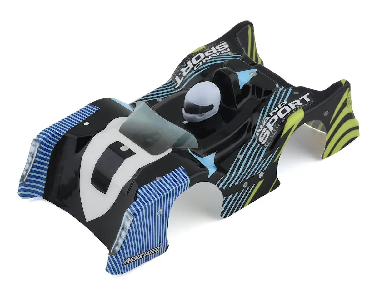 Team Associated Nanosport Body (Blue/Black) 1