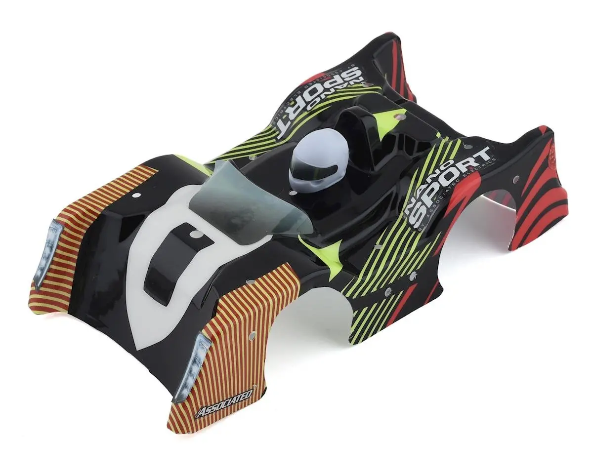 Team Associated Nanosport Body (Red/Black) 1
