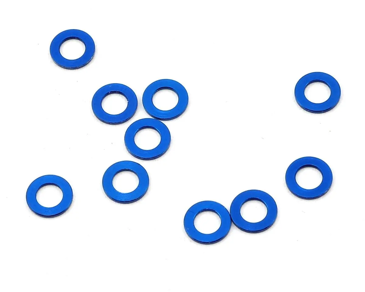 Team Associated 5.5X0.5Mm Aluminum Ball Stud Washer (Blue) (10) 1