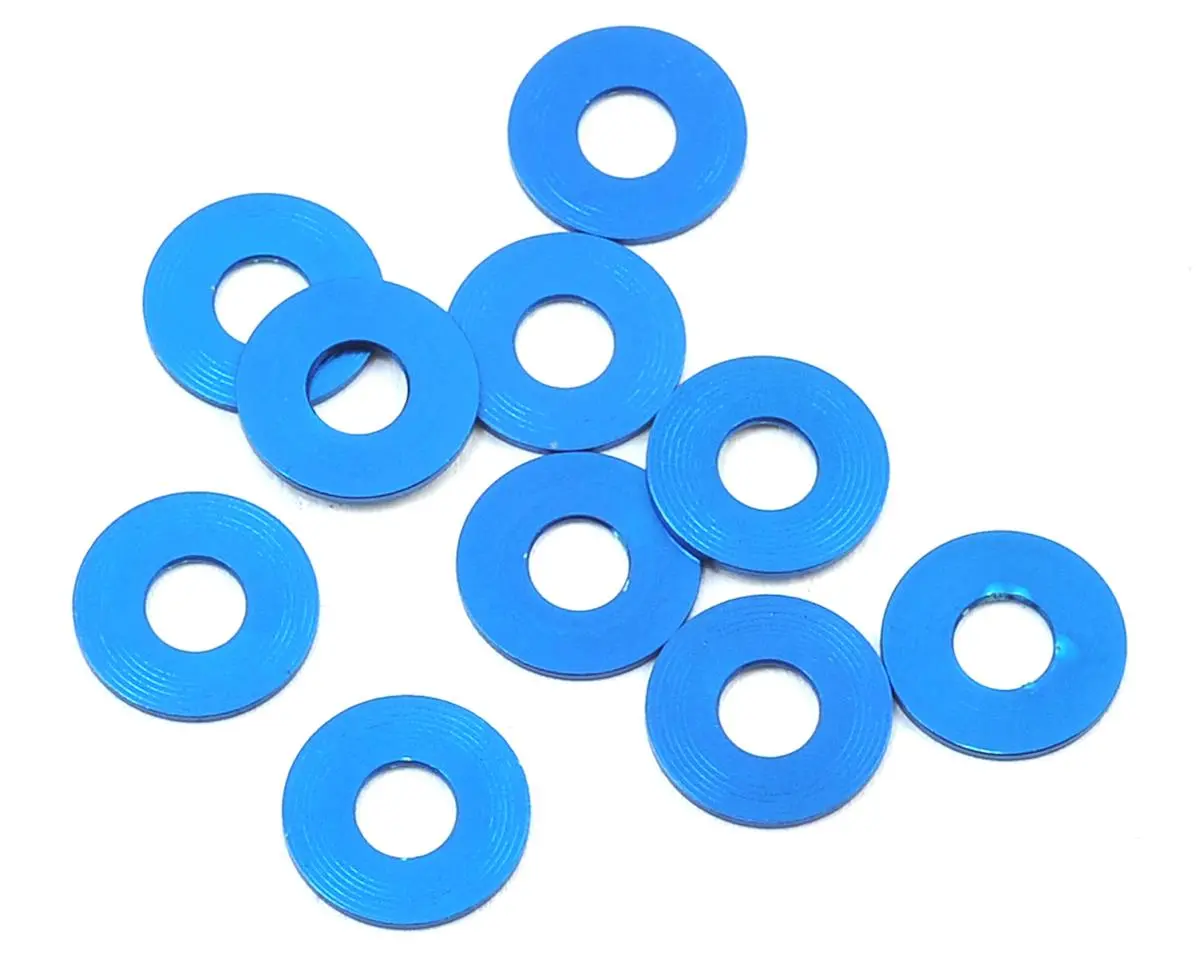 Team Associated 7.8X0.5Mm Aluminum Bulkhead Washer (Blue) (10) 1