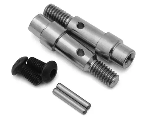 Team Associated Rc10b6/Rc10b7 Factory Team Titanium Hex Adapter Front Axles (2) 1